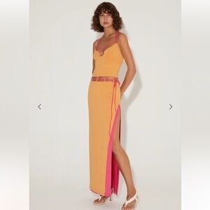 NWOT HANSEN & GRETEL Shania Skirt Mango